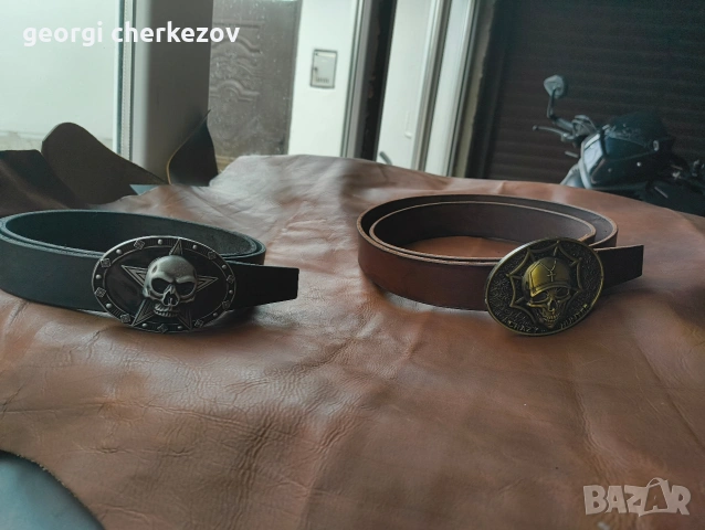 Колани от естествена кожа 