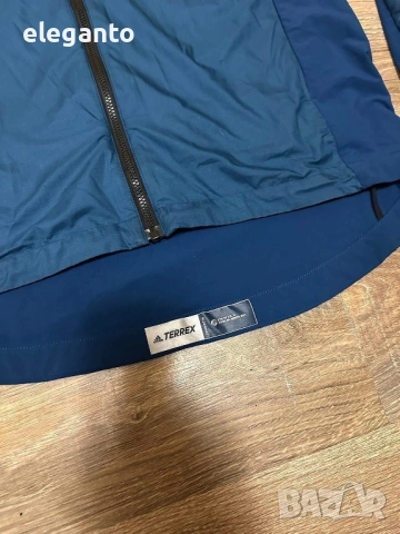 Мъжко яке ADIDAS Terrex Shield  Softshell Hoodie Jacket , L размер, снимка 5 - Якета - 54654162