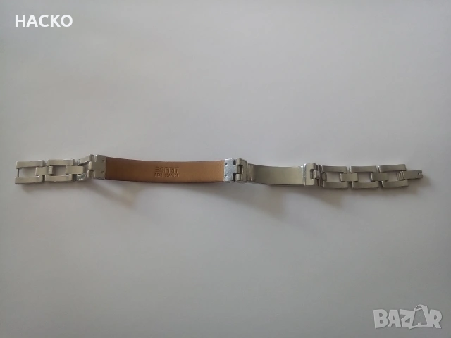 Гривна ESPRIT Стомана +Естествена Кожа, снимка 6 - Гривни - 55221783