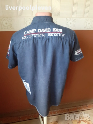 👉Ленена Camp David Original М ефектна, снимка 6 - Ризи - 54842087