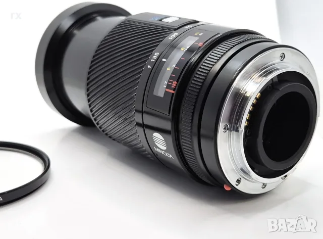 Minolta AF Zoom 28-135mm f/4-4.5 ("Secret Handshake") + филтър Minolta 72mm, снимка 2 - Обективи и филтри - 55523673