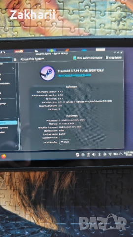 Продавам Steam Deck LCD 256GB в много добро състояние., снимка 9 - Други игри и конзоли - 54056628