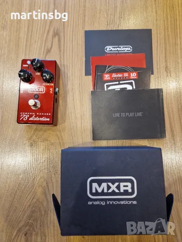 Ефект за китара - дисторшън MXR Custom Badass '78 Distortion, снимка 7 - Китари - 55551652