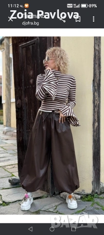 кожен панталон на djofra, снимка 3 - Панталони - 54039195