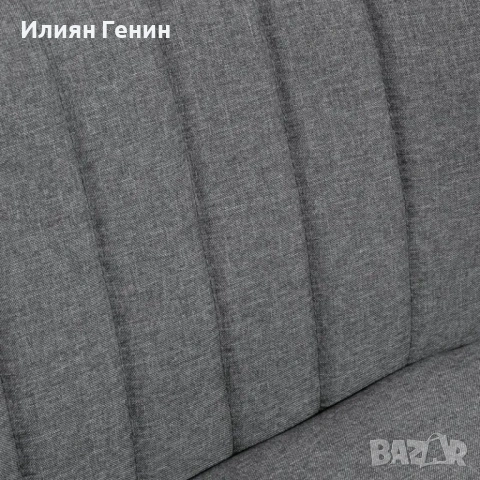 Двуместен диван HOMCOM, тапициран с ленен вид, снимка 5 - Дивани и мека мебел - 54164206