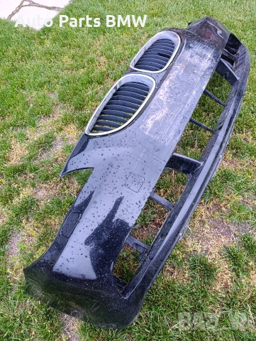 Предна броня BMW E60 E61 Предна броня БМВ Е60 Е61 Цвят - Black Saphire Metallic, снимка 2 - Части - 54479468