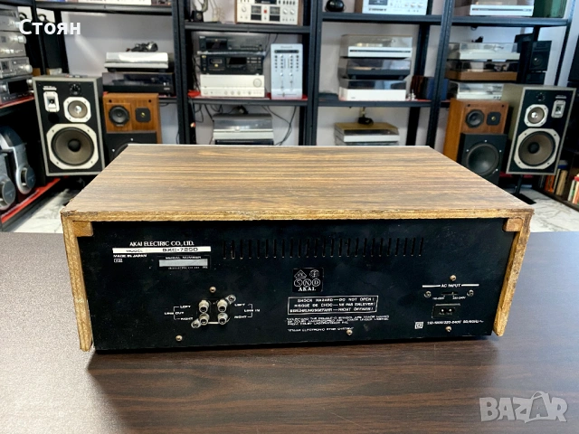 Vintage триглав дек Akai , снимка 7 - Декове - 54148098