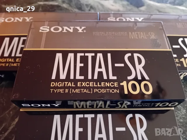 Sony Metal SR-100 аудио касета, снимка 2 - Декове - 55674216