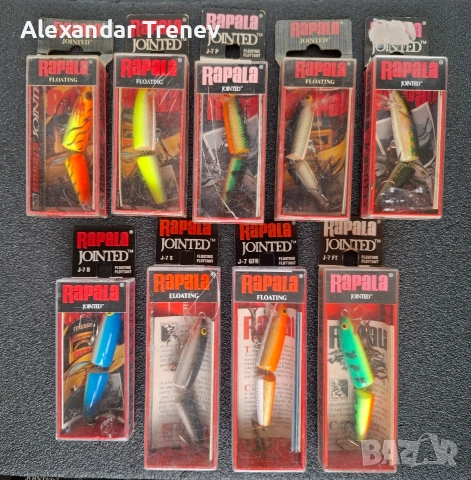 Воблери Rapala Jointed, снимка 2 - Такъми - 54662780