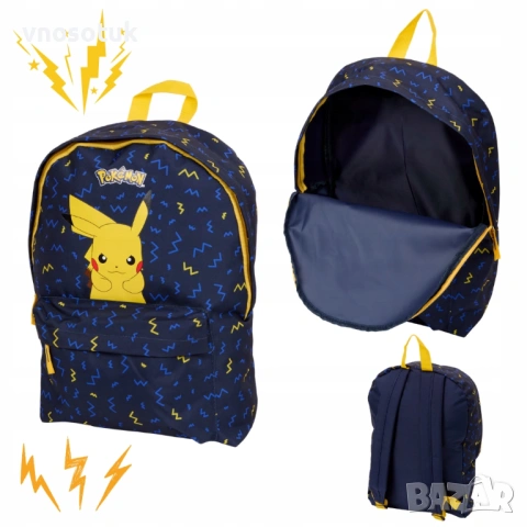 Детска раница Pokémon Pikachu, Училищна и детска градина, снимка 6 - Раници - 54144289