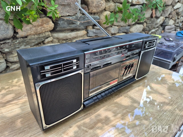 Радиокасетофон Sharp GF-320H(BK), снимка 3 - Радиокасетофони, транзистори - 55187588