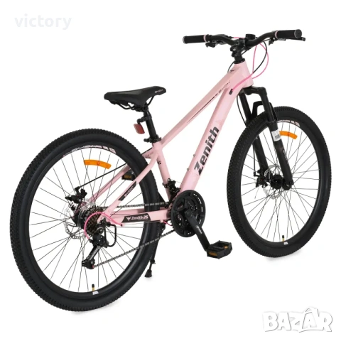 Велосипед със скорости alloy 24" Zenith - pink , снимка 2 - Детски велосипеди, триколки и коли - 55091480