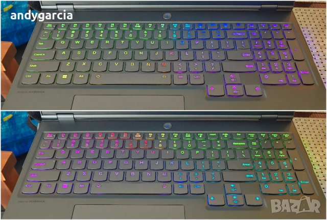 NVIDIA RTX 3080 16GB GDDR6/Intel Core i7-11800H/16GB RAM/1TB SSD/16 WQXGA 165Hz IPS/Lenovo Legion 7, снимка 9 - Лаптопи за игри - 54236623