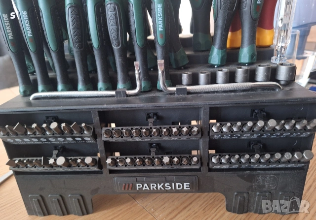 комплект отвертки и битове на Парксайд от 101бр., снимка 5 - Отвертки - 54327720