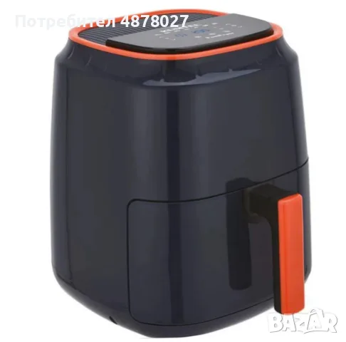 Фритюрник KUMTEL Airfryer с LED дисплей и сензорно управление, снимка 4 - Фритюрници - 55674945