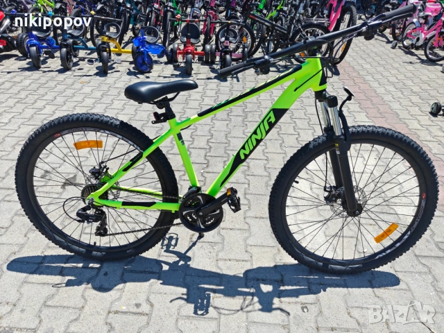 BG Алуминиев велосипед 27.5" NINJA жълт