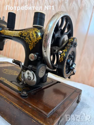 Колекционерски Сингер / Singer 28K от 1906 г. – Оригинален Викториански декор, снимка 7 - Антикварни и старинни предмети - 55677495