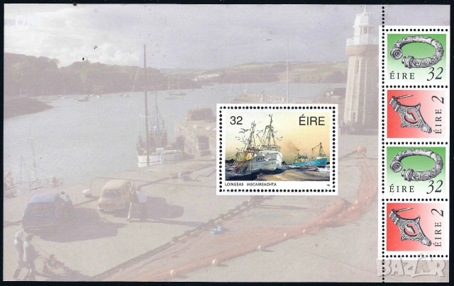 Ирландия 1991 - кораби риболов MNH, снимка 5 - Филателия - 55101172