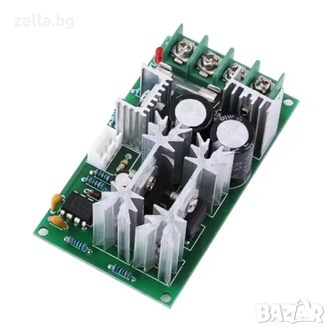 PWM регулатор на обороти за DC мотор 12V-60V 20A 1200W | Контролер за вентилатори, помпи и LED 10015, снимка 9 - Друга електроника - 54655958