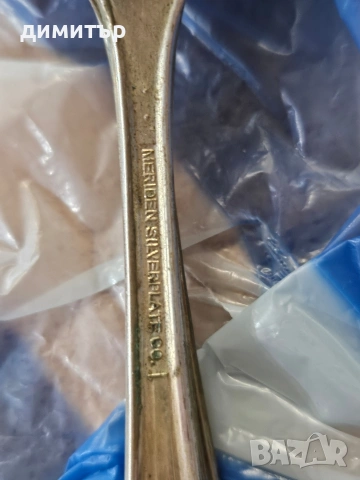 Винтидж посребрени прибори Meriden Silver Plate Co. – комплект, снимка 5 - Други стоки за дома - 54368630