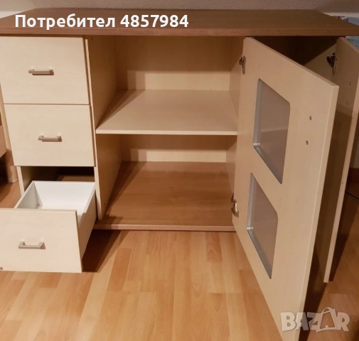 Комбиниран шкаф / скрин с чекмеджета и вратички, снимка 2 - Скринове - 55077529