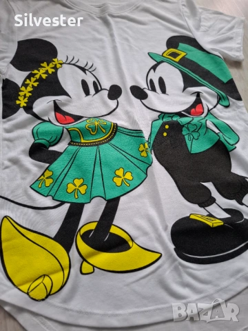 Дамска тениска Disney и Good day, чисто нови, размер XS и S  , снимка 3 - Тениски - 33812791