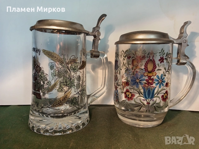 Две германски халби, снимка 2 - Чаши - 54680691