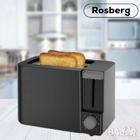 Тостер Rosberg, 700W, 2 филийки, 2 ГОДИНИ ГАРАНЦИЯ, снимка 6 - Тостери - 54814167