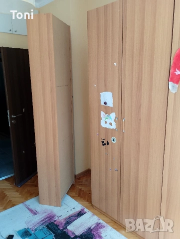 гардероб двукрилен два броя 2.30м много запазени , снимка 3 - Гардероби - 55062235