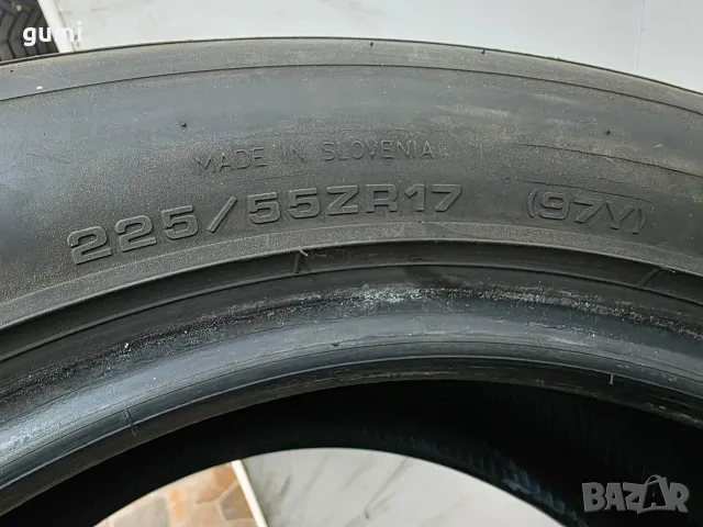 2бр летни гуми 225/55/17 DUNLOP L06301 , снимка 4 - Гуми и джанти - 55411972