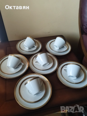 Порцеланов сервиз за чай,кафе