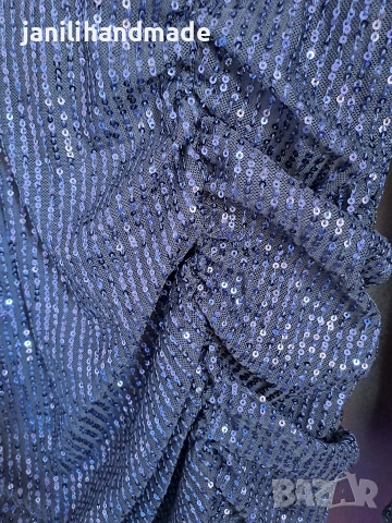 Рокля с пайети, снимка 3 - Рокли - 54261708