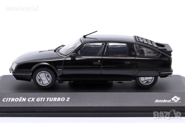 CITROEN CX GTI Turbo II 1989 - мащаб 1:43 на Solido моделът е нов в PVC дисплей-кейс, снимка 5 - Колекции - 54268266