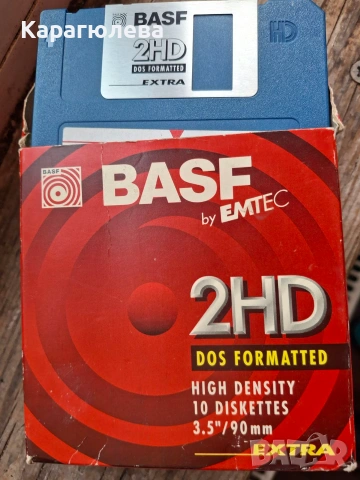 Нови дискети BASF 2HD Emtec 