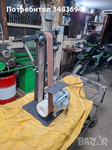 Лентов шлайф, гриндер, снимка 2 - Шлайфмашини - 54286142