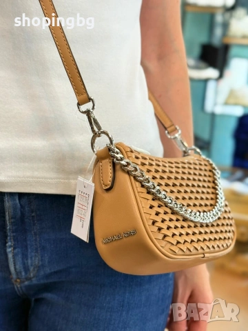 Малка дамска чанта Michael Kors Carmela Peanut, снимка 3 - Чанти - 54765473