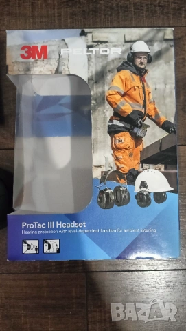 АНТИФОНИ 3M PELTOR PROTAC III ЗА КАСКА, снимка 7 - Други машини и части - 55165051