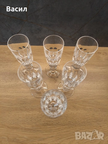 Кристални чаши за шампанско Villeroy & Boch – 6 бр. (18 см), снимка 5 - Чаши - 55072632
