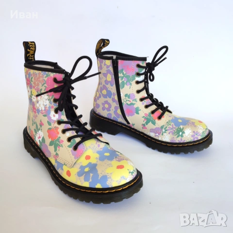 Боти Dr. Martens AirWair естествена кожа, снимка 3 - Дамски боти - 54845685