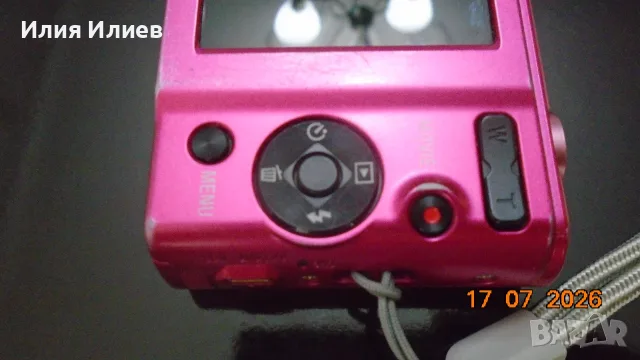 Sony Cyber-shot DSC-W810 Carl Zeiss Lens - Pink, снимка 5 - Фотоапарати - 55320430