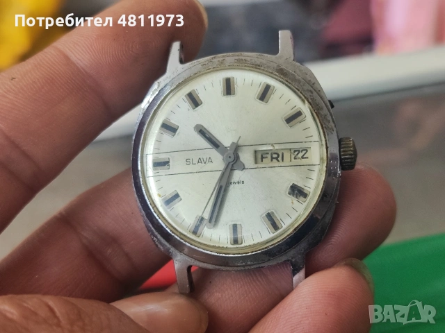 Механичен часовник Slava 26 jewels, снимка 2 - Мъжки - 54476816
