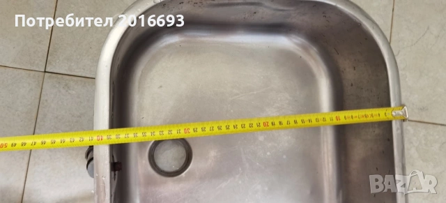 Голяма мивк неръждаема стомана., снимка 5 - Други стоки за дома - 55012288
