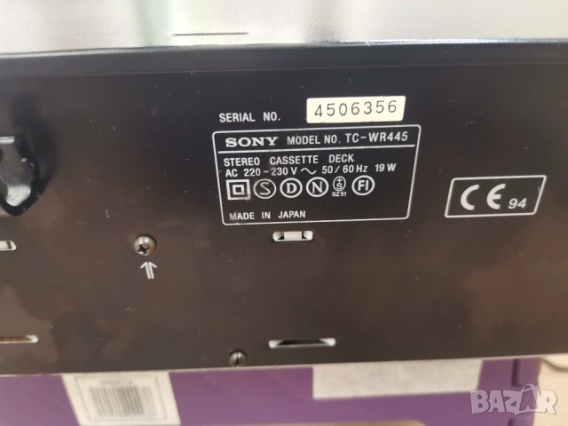 Sony tc-wr445, снимка 7 - Декове - 54654237