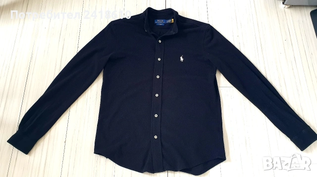 POLO Ralph Lauren FeatherWeight Mesh Pique Cotton Mens Size S НОВО!ОРИГИНАЛ! Мъжка Риза!, снимка 4 - Ризи - 54464965