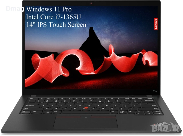 14" тъч ThinkPad T14s / i7-1365U 10-core / 32GB DDR5 / 512GB SSD /Win11Pro