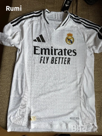 Оригинална чисто нива тениска  Adidas REAL H JSY ! s,M, L, снимка 2 - Тениски - 54659088