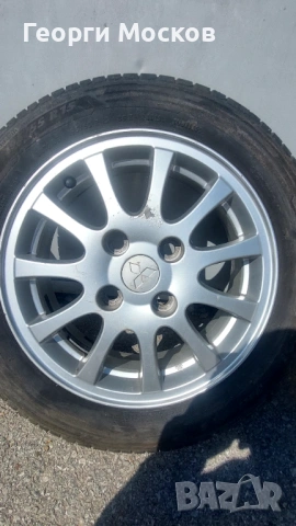Оригинални лети джанти Mitsubishi 15" 4x114.3 с нови летни гуми Matador (DOT 2025), снимка 6 - Гуми и джанти - 54427886
