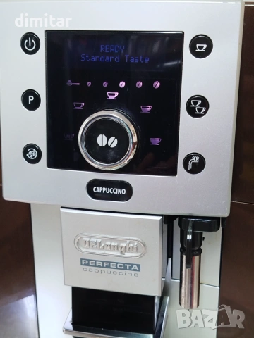 Кафе автомат DELONGHI PERFECTA CAPPUCCINO, снимка 5 - Кафемашини - 55129359