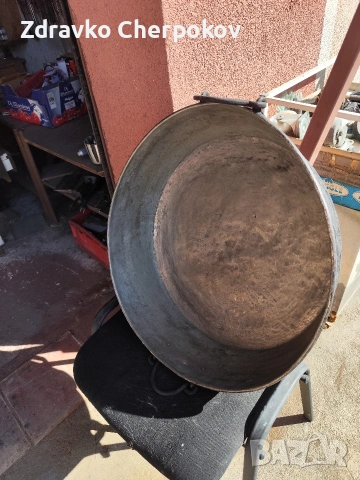 Масивна медна тава 58х16см, снимка 2 - Съдове за готвене - 54167545