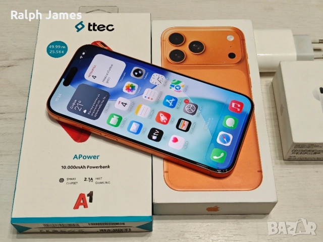 Като нов iPhone 17 Pro Max 256 GB.Гаранция+Airpods 4 , снимка 4 - Apple iPhone - 54809714